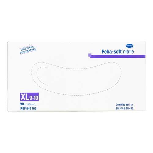 Перчатки HARTMANN Peha-soft nitrile диагностические нитриловые без пудры н/с ХL 90 шт. в Фармленд