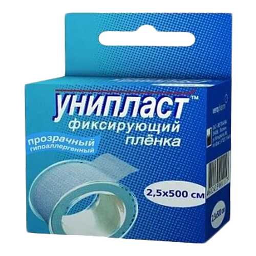 Лейкопластырь 2,5 х 500 см Унипласт прозрачный в Фармленд
