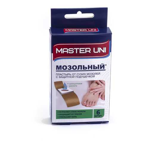 Пластырь Master Uni мозольный 6 шт. в Фармленд