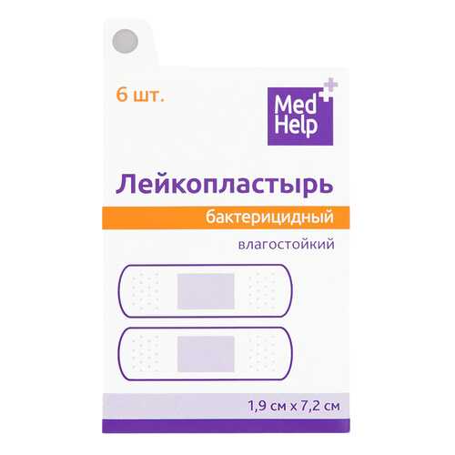 Пластырь MedHelp влагостойкий 6 шт. в Фармленд