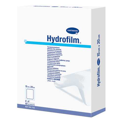Самофиксирующаяся повязка HARTMANN Hydrofilm прозрачная 15 х 20 см 50 шт. в Фармленд