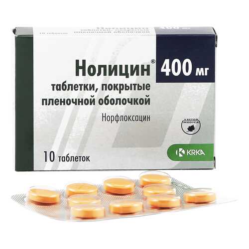 Нолицин таблетки 400 мг 10 шт. в Фармленд