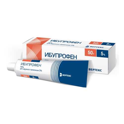 Ибупрофен Верте гель 5% 50 г в Фармленд