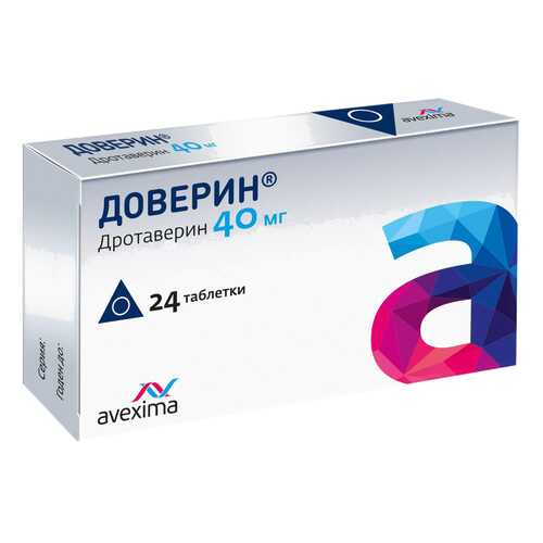 Доверин таблетки 40 мг №24 в Фармленд