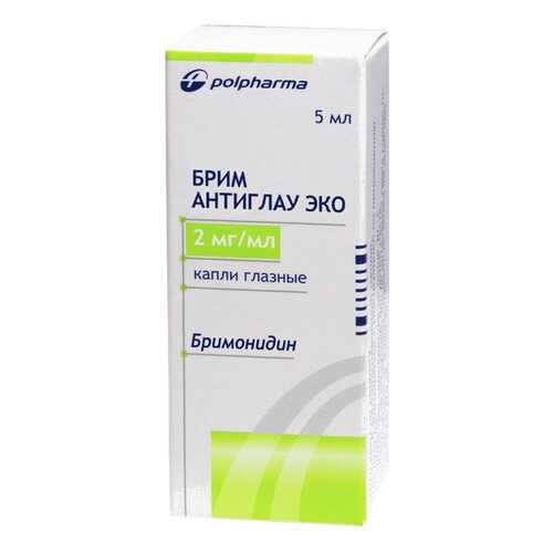 Брим Антиглау ЭКО капли глазные 2 мг/мл 5 мл в Фармленд