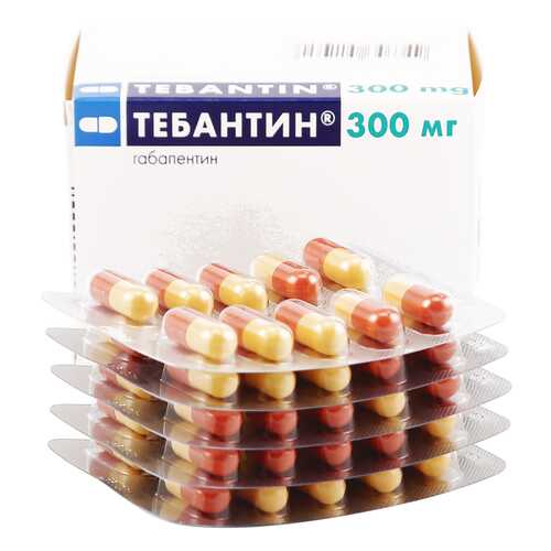 Тебантин капсулы 300 мг 50 шт. в Фармленд