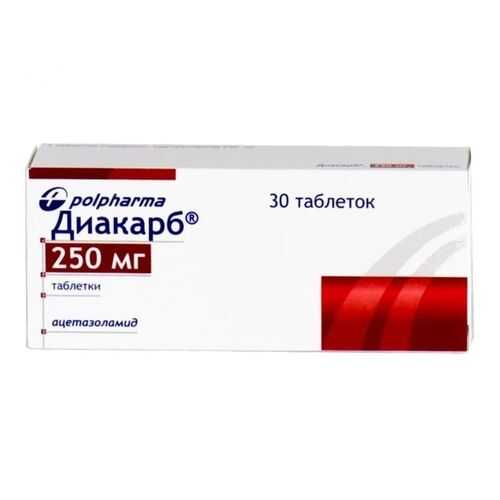 Диакарб 250 мг 30 шт. таб. в Фармленд