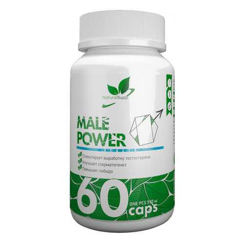 Добавка для мужчин NATURALSUPP Male Power капсулы 60 шт. в Фармленд
