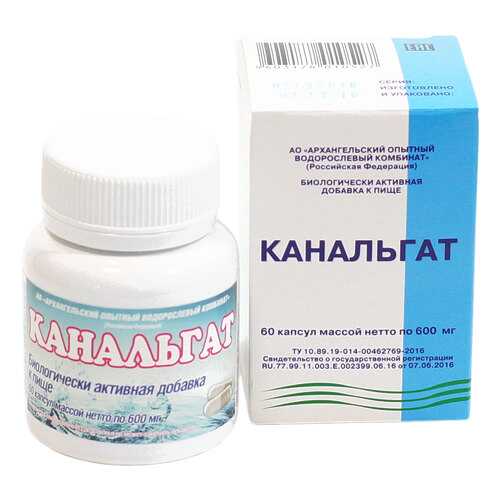 Канальгат Архангельские водоросли капсулы 60 шт. в Фармленд