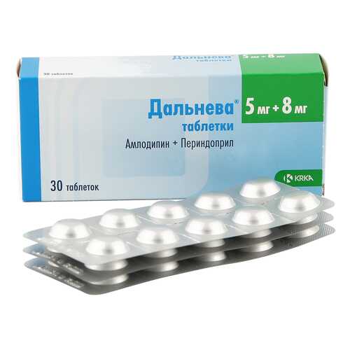 Дальнева таблетки 5 мг+8 мг 30 шт. в Фармленд