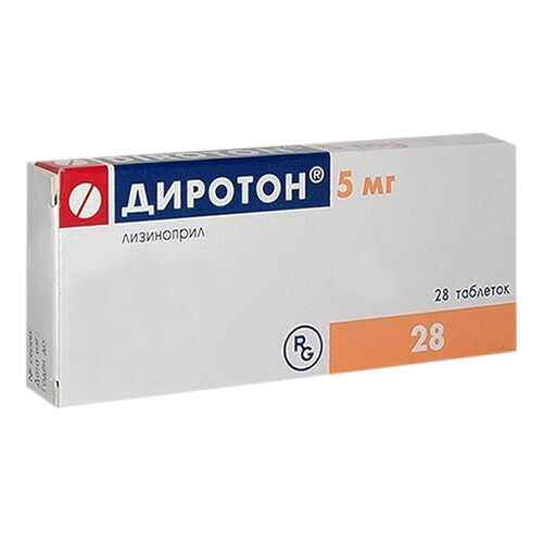 Диротон таблетки 5 мг №28 в Фармленд