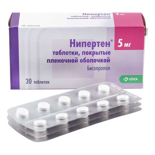 Нипертен таблетки 5 мг 30 шт. в Фармленд