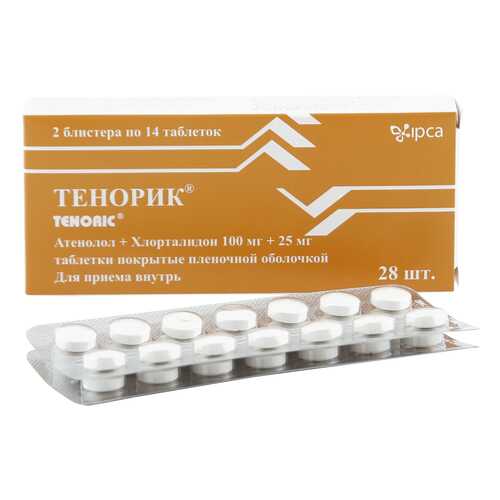 Тенорик таблетки 100 мг+25 мг 28 шт. в Фармленд