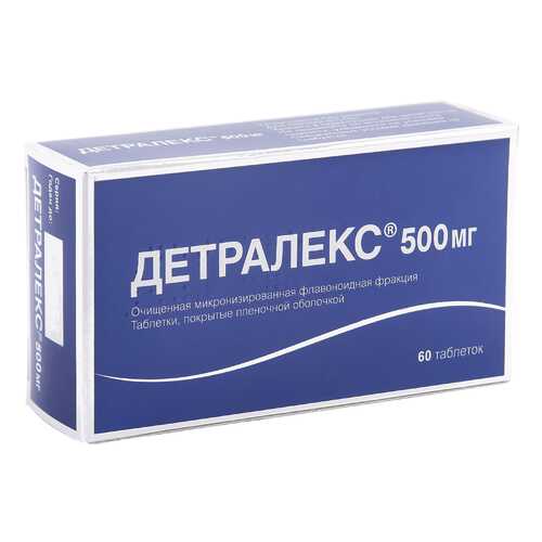 Детралекс таблетки 500 мг 60 шт. в Фармленд