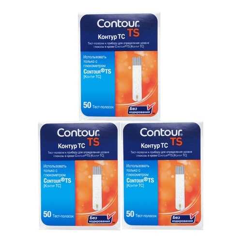 Тест-полоски Contour TS 3 упаковки 50 шт. в Фармленд