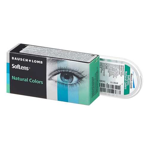 Контактные линзы SofLens Natural Colors 2 линзы -6,00 emerald в Фармленд