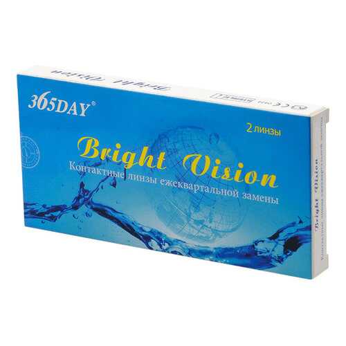 Контактные линзы 365Day Bright Vision 2 линзы R 8,6 -6,5 в Фармленд
