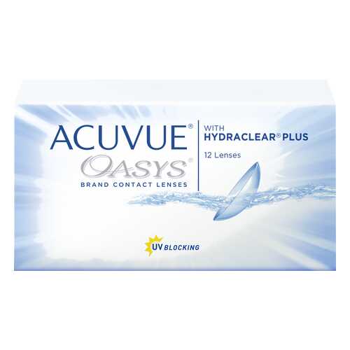 Контактные линзы Acuvue Oasys with Hydraclear Plus 12 линз R 8,4 +1,25 в Фармленд