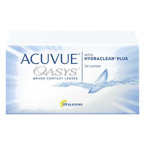 Контактные линзы Acuvue Oasys with Hydraclear Plus 24 линзы R 8,4 -4,00 в Фармленд