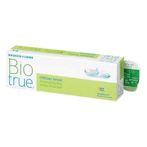 Контактные линзы Biotrue ONEday 30 линз +5,25 в Фармленд