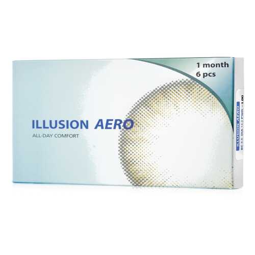 Контактные линзы ILLUSION Aero 6 линз R 8.6 -0.75D в Фармленд