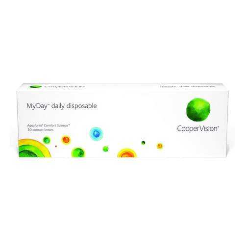 Контактные линзы MyDay Daily disposable 30 линз R 8,4 +0,25 в Фармленд