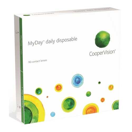 Контактные линзы MyDay Daily disposable 90 линз R 8,4 -9,50 в Фармленд