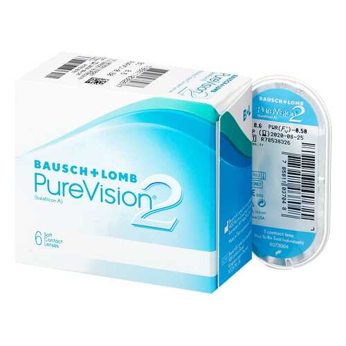Контактные линзы PureVision 2 6 линз -11,00 в Фармленд