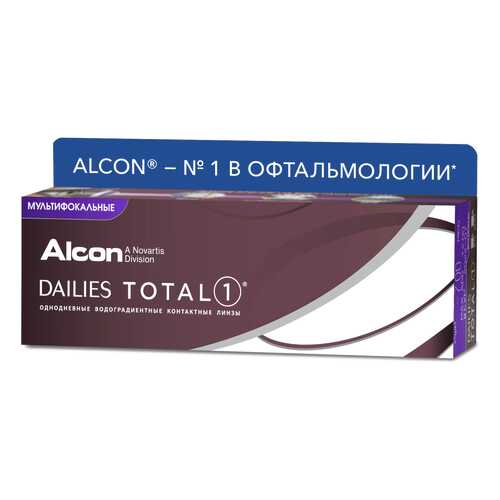 Контактные линзы Dailies Total1 Multifocal 30 линз High +2 R 8,5 +3,00 в Фармленд