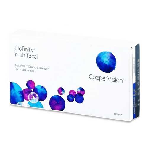 Линзы контактные CooperVision Biofinity multifocal 3 шт. -2,25/+1,50/D в Фармленд