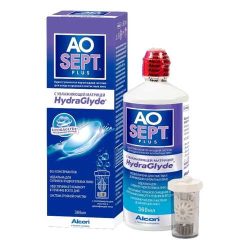 Раствор Aosept Plus HG 360 мл в Фармленд