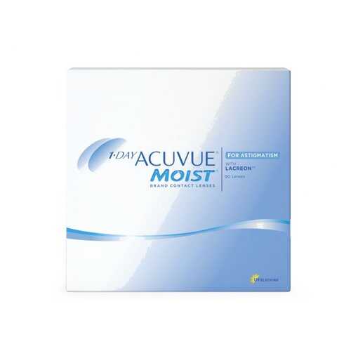 Контактные линзы 1-Day Acuvue Moist for Astigmatism 90 линз -5,25/-0,75/10 в Фармленд