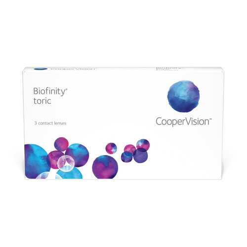Контактные линзы Biofinity Toric 3 линзы R 8,7 -6,50/-1,75/90 в Фармленд