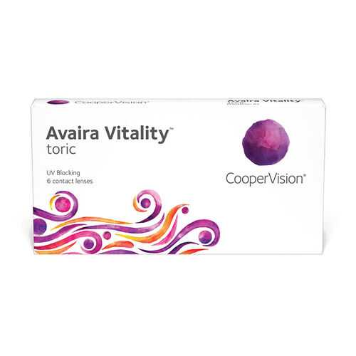 Линзы контактные CooperVision Avaira Vitality toric 6 шт. -4/0,75/170 в Фармленд
