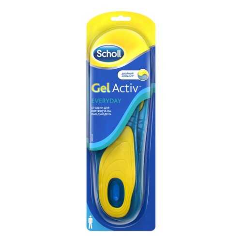Стельки для обуви Scholl gelactiv everyday для мужчин р.40-46 в Фармленд