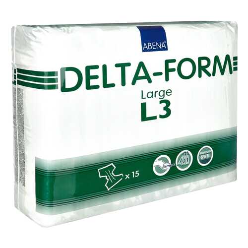 Подгузники для взрослых L3, 15 шт. Abena Delta-Form в Фармленд