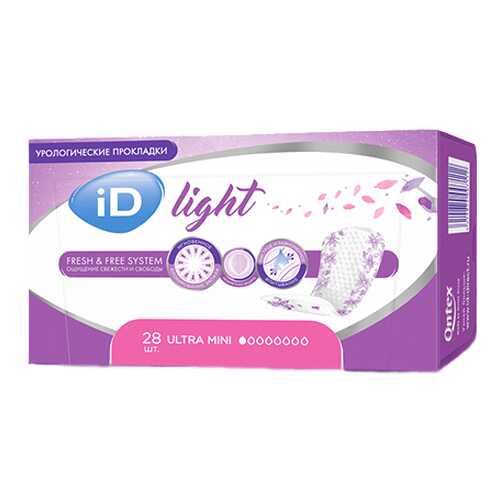 Урологические прокладки iD light mini 28 шт. в Фармленд