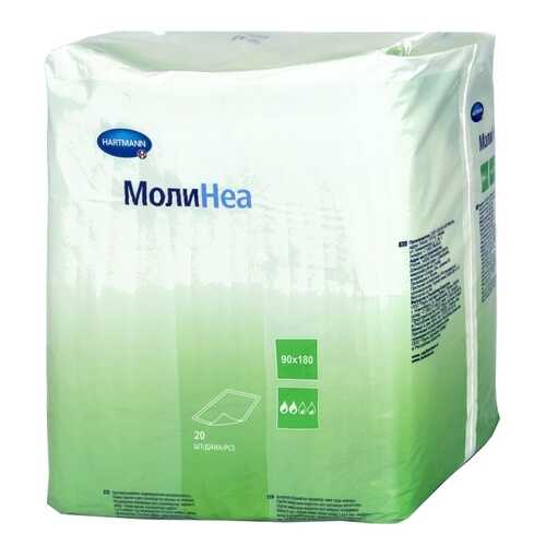 Впитывающие пеленки MoliNea 90 см х 180 см 130 г/м2 20 шт. в Фармленд