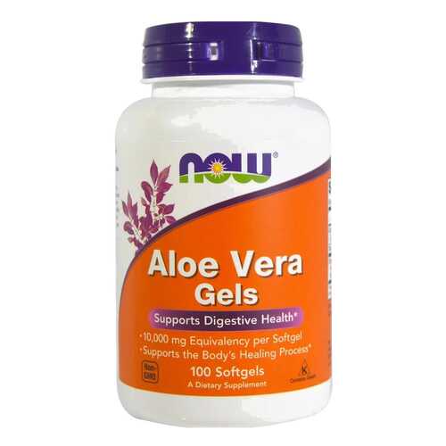 Добавка для здоровья NOW Aloe Vera Gels 100 капс. натуральный в Фармленд