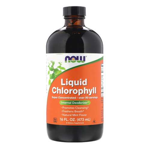 Добавка для здоровья NOW Liquid Chlorophyll 473 мл мята в Фармленд