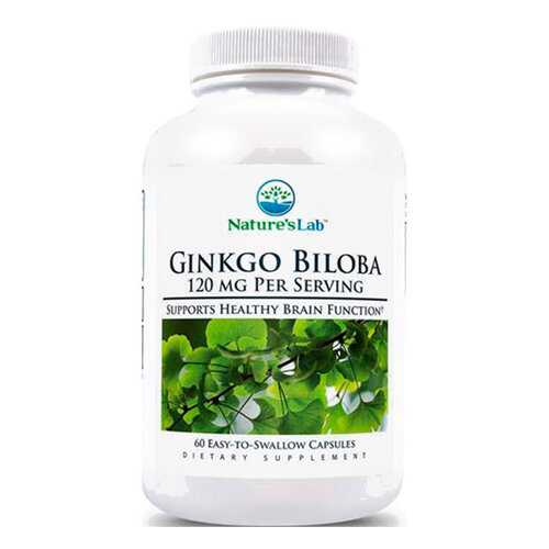 Гинкго Билоба Nature's Lab Ginkgo Biloba капсулы 60 шт. в Фармленд