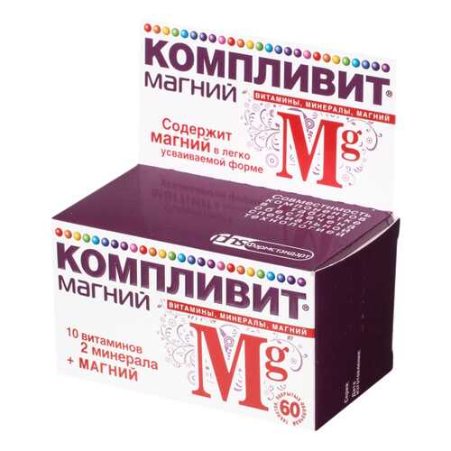 Компливит Магний в таблетках 735мг N60 в Фармленд