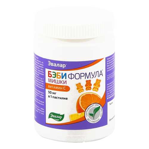 Беби Формула мишки Витамин С паст.жев. 2,5 г 30 шт. в Фармленд