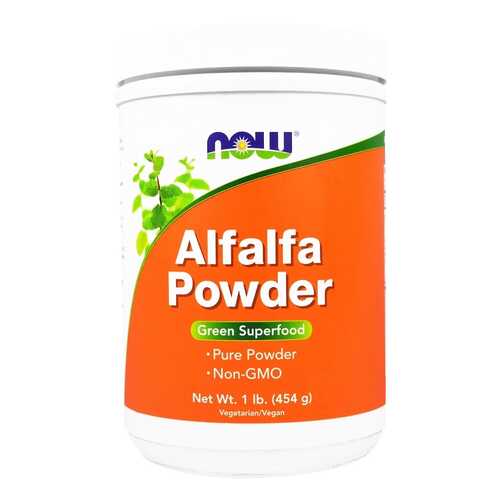 Добавка для здоровья NOW Alfalfa 454 г натуральный в Фармленд