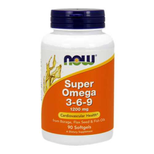 Omega 3-6-9 NOW Super 90 капс. в Фармленд